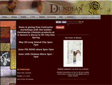 Tablet Screenshot of dundean.com
